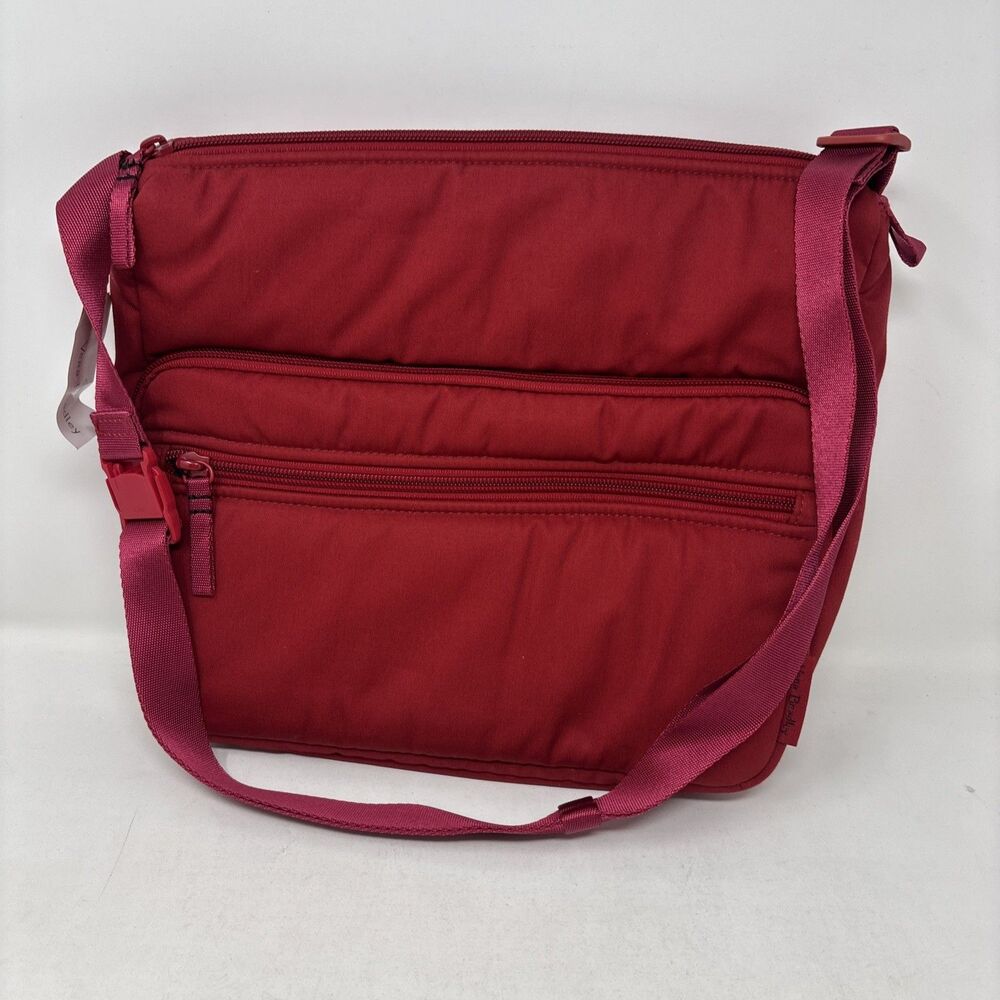 Vera Bradley Utility Crossbody Bag in Cardinal Red. NWT